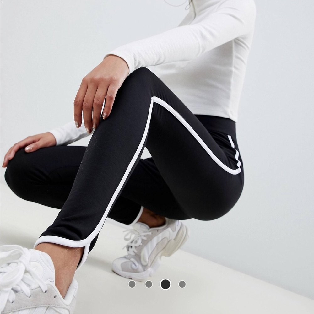 NWT ASOS Leggings w/ Contrast Binding